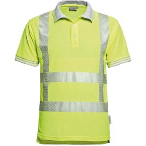 Santino Werkshirt Polo Venice - Fluor Geel - Maat XXL