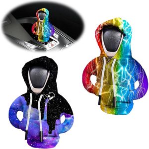2pcs Gear Shift Hood Speed Cover - Hoodie Sweatshirt - Star Sky Decoration - Funny Lever Car Accessories