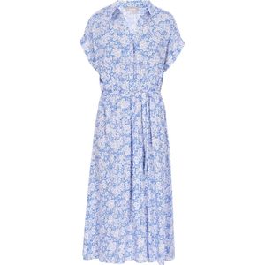 usha - Midi Jurk - V-hals - Classic Look Collectie - Floral Print