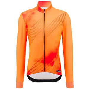 Santini Pure Dye Trui Met Lange Mouwen Oranje XS Man