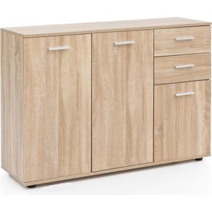 Dressoir - Opbergkast - 2 lades - Hout - 107x79x35 cm