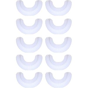 10pcs U-vormige Vervangingskoppen voor Kinderen - Elektrische Tandenborstel - Silicone Vervangingskop - Accessoires voor Automatische Tandenborstels