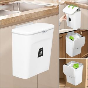 Compostbak voor keuken - compact en praktisch - 9L - wit