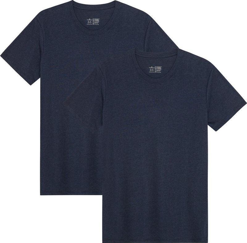 T-shirt - Zwart - 50% Biologisch Katoen 50% Modal - 2-Pack