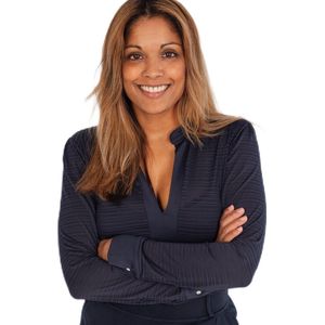 Func Factory dames longsleeve Shirt Tinna donkerblauw maat 38