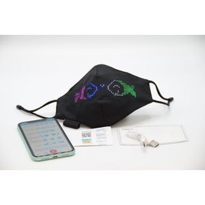 Mondmasker met LED display