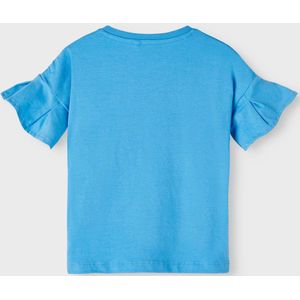 Name it t-shirt meisjes - blauw - NMFfenja - maat 86