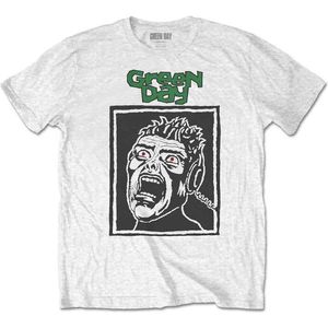 Green Day - Scream Heren T-shirt - XL - Wit