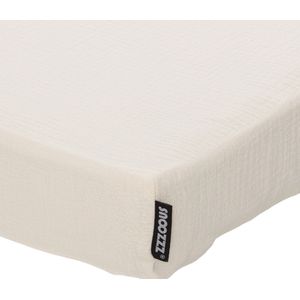 Snoozzz Hoeslaken Wieg - 40x80cm - 100% Hydrofiel Katoen - Champagne