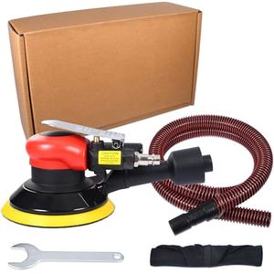 Industriële excentrische schuurmachine 125 mm perslucht met stofverzameling multifunctioneel