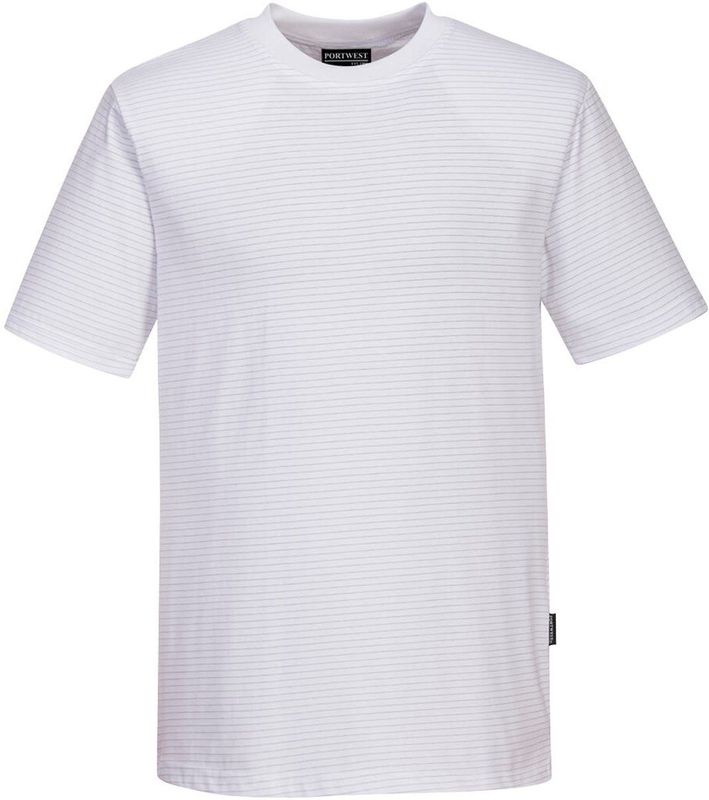 Portwest - AS20 - Antistatisch ESD T-Shirt - Wit