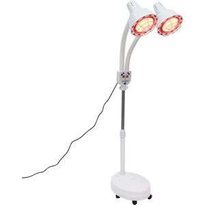 Infrarood Warmtelamp met Afstandsbediening - 275W Verstelbare Therapielamp voor Ontspanning en Herstel