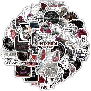 120 stuks Dark Romance Book stickers - Halloween thema