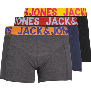 JACK&JONES ADDITIONALS JACCRAZY SOLID TRUNKS 3 PACK NOOS Heren Onderbroek - Maat XL