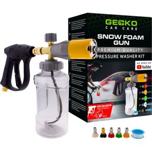 Gecko Snow Foam Gun met Adapters