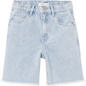 Name it short meisjes - blauw - NKFbella - maat 128