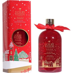 Festive Bubbles Badschuim, Wilde Vijg & Cranberry, The Luxury Bathing Company, 600 ml