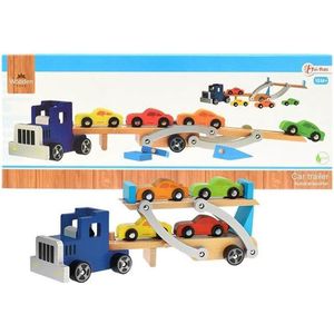 Toi Toys Houten auto transporter