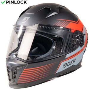 Motor Integraal Integraalhelm EROS NEO Zwart/Rood M van MOTOBLOUZ