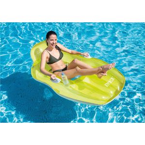 Intex Chill 'N Float loungestoel | Let op: u ontvangt een willekeurige kleur