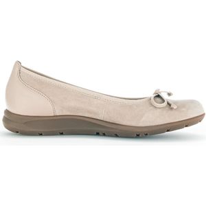 Gabor 24.171.12 - dames ballerina - beige - maat 37 (EU) 4 (UK)