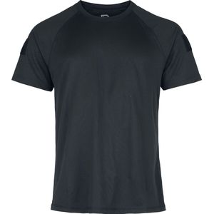 Brandit Quick Dry Shirt shortsleeve Heren T-shirt - zwart - M