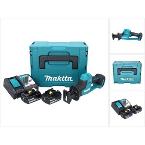 Makita DJR 189 RGJ Accu Reciprozaag 18 V Brushless + 2x accu 6.0 Ah + lader + Makpac