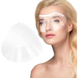 50 stuks herbruikbare plastic brillen, douchevizier, gezichtsbescherming, microblading, permanente make-up, wimperextensions, staaroperaties, ogen en wenkbrauwen