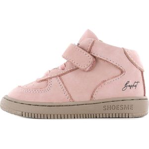 Baby | Babysneakers | Meisjes | Pink | Leer | Shoesme | Maat 20