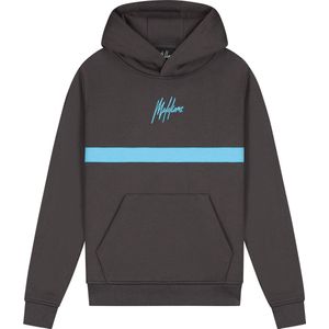 Malelions winter hoodie jongens - grijs blauw - Tube