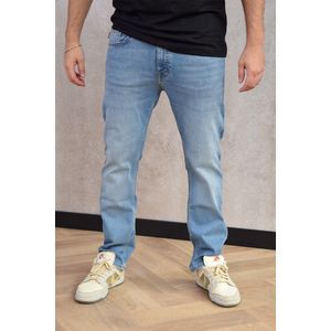 Boss - Delaware - Jeans - Blauw - Katoen/Polyester/Elastaan