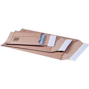Verzendenvelop Nr 4 bruin 187x272mm 25stuks (rigikraft) | 4 stuks