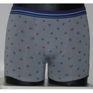 Boxershorts voor Jongens – Blauw/grijs - 164-176 - biologisch katoen 12/14 jaar - 6 pack