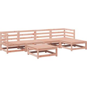 vidaXL - 6-delige - Loungeset - massief - douglas - vurenhout
