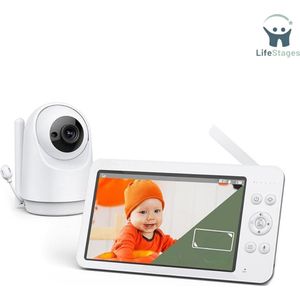 LifeStages - Babyfoon Met Camera Bestverkocht - Babyfoon Camera - Videomonitor Voor Baby's - Geen Wifi - Nachtzicht