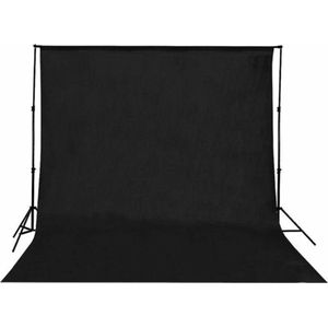 Donley Blackscreen - 300 * 400cm - Vinyl - Uittrekbare zwarte screen - fotostudio met Chromakey effect - film shooting background - backdrops fotografie - fotografie, video en televisie blackscreen - zwart fotodoek - Achtergronddoek Voor Fotostudio