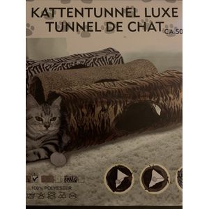 Kattentunnel leopard-130x25cm - Dierenspeelgoed kopen? | Korting tot 31