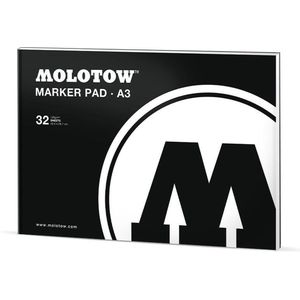 Molotow Marker Pad - Schetsblok - voor stiften - A4 Landschap