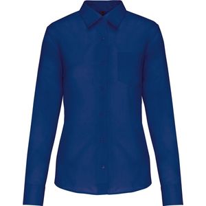 Kariban Overhemd in onderhoudsvriendelijk polykatoen-popeline dames K549 - True Indigo - 3XL