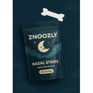 Znoozly Neusstrips Transparant – Sport & Ademhaling – 30 stuks