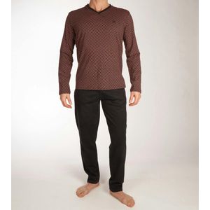 Hom Pyjama lange broek - i004 Black - maat XL (XL) - Heren Volwassenen - 100% katoen- 402672-i004-XL