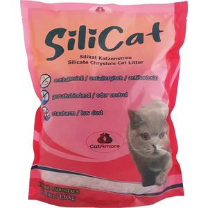 SiliCat - silica kattenbakvulling - stofvrij - antibacterieel 3,8L