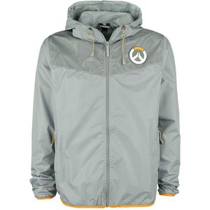 Jinx Overwatch - Jas - Logo Windbreaker - Grijs - XS