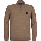 Petrol Industries - Aspen - Trui - Gemêleerd - Half Zip - Mannen