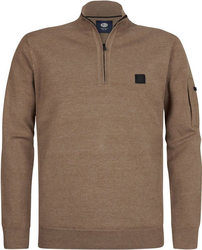 Petrol Industries - Aspen - Trui - Gemêleerd - Half Zip - Mannen