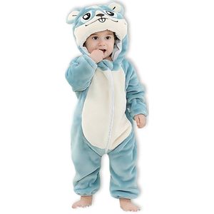 Hamster Kleuter Verkleedpak – Peuter Dieren Kostuum – Onesie Kinderen 2-4 Jaar – Flanel – Voor Carnaval, Sinterklaas Cadeau – Jongen & Meisjes – Pyjama of Boxpak – Kruippak – Perfect Cadeau voor Kerstmis – Comfortabel & Zacht - Animal