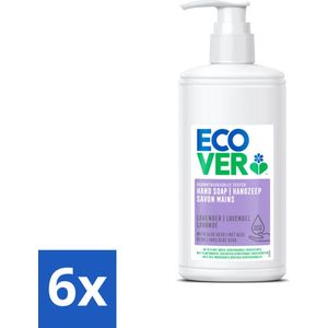 Ecover - Handzeep - Lavendel & Aloë Vera - 250 ml - Voordeelverpakking - 6 stuks