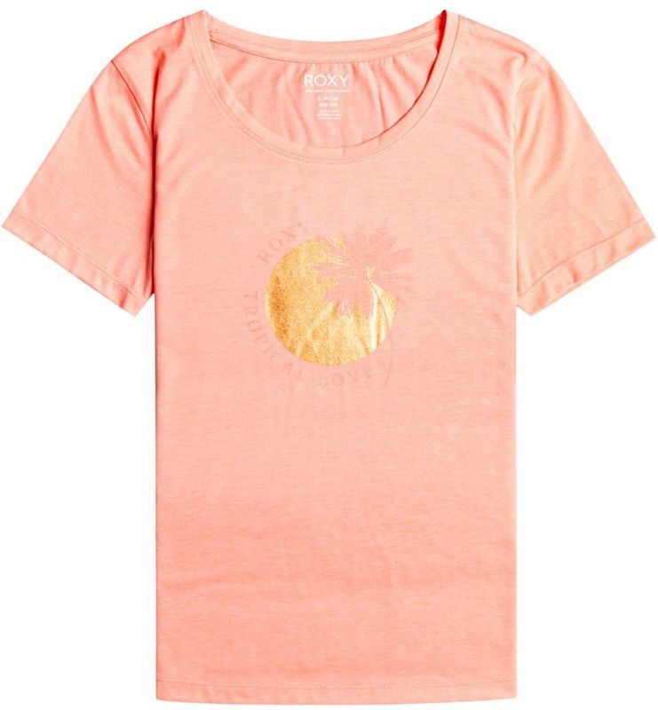Roxy Chasing The Wave T-shirt Met Korte Mouwen Oranje L Vrouw