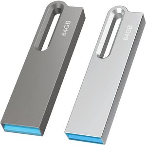 64 GB USB Flash Drive - Snelle Gegevensopslag en Overdracht, Set van 2