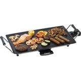 Bestron ABP602 Teppanyaki Bakplaat voor 4 Personen, Tafelgrill electrisch met antiaanbaklaag, Grillplaat met 2000W, kleur: zwart